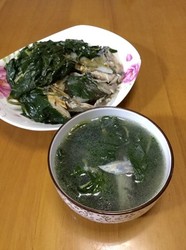 辣椒叶鱼头汤