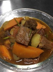 黑椒牛肉炖土豆
