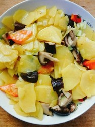 爆炒土豆片