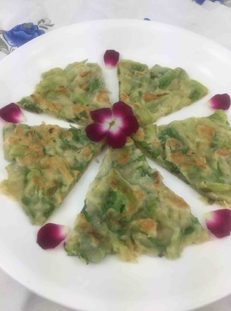 生菜小麦粉饼