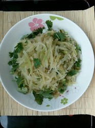 素炒冬瓜丝
