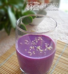 紫薯花生奶