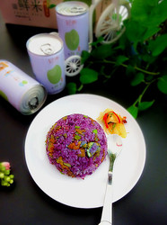 紫薯炒饭
