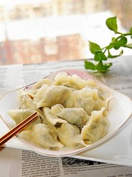 刺五加叶馅水饺