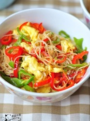 辣椒炒双食