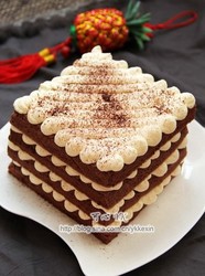 可可奶油方蛋糕