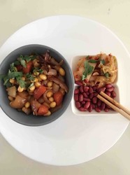 猪皮炒黄豆芽