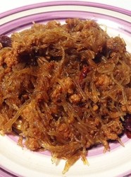 肉末炒粉丝