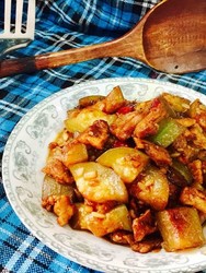 瓠瓜烧肉
