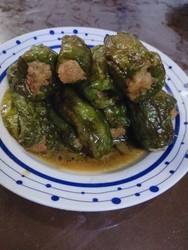 辣椒酿肉