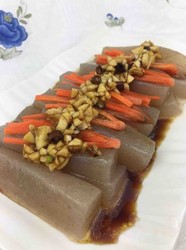 凉拌魔芋豆腐