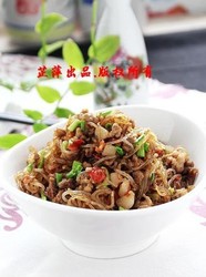 剁椒肉末粉条