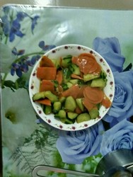 胡萝卜炒青瓜