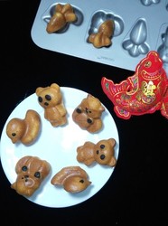 可爱动物造型海绵蛋糕