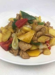 菠萝炒肉