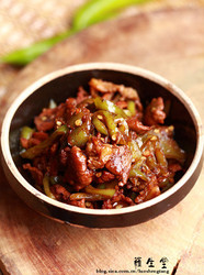 尖椒炒肉