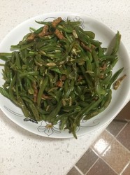 扁芸豆炒肉丝