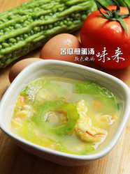 苦瓜煎蛋汤