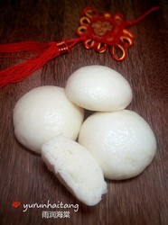 水磨大米面馒头