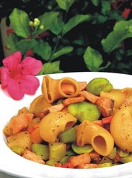 三文鱼炒意面