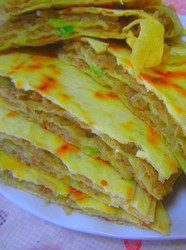 掉渣猪肉粉条馅饼