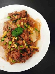 爱心白萝卜+牛肉