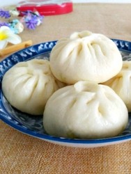萝卜缨猪肉包子