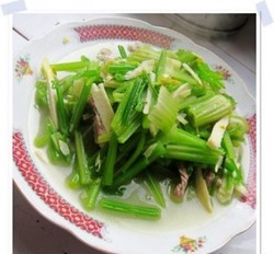 芹菜冬笋肉丝