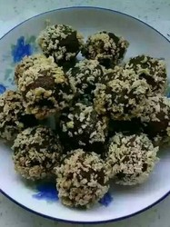 紫薯糯米球