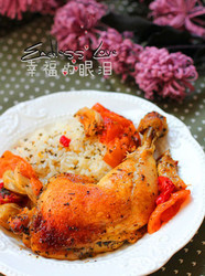 番茄大蒜香草烤鸡腿