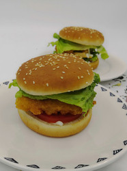 汉堡︱香辣鸡排堡