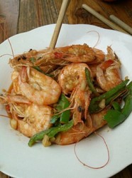 小炒龙虾