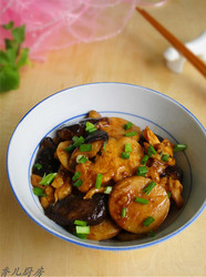 菌菇炒鸡肉片