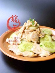 凉拌黄瓜肉片