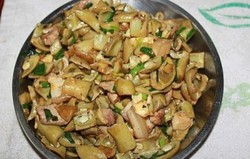 猪肉炒毛豆