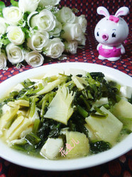 咸菜豆腐煮冬笋