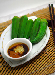 蒜汁秋葵