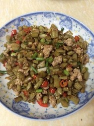 酸豆角肉沫